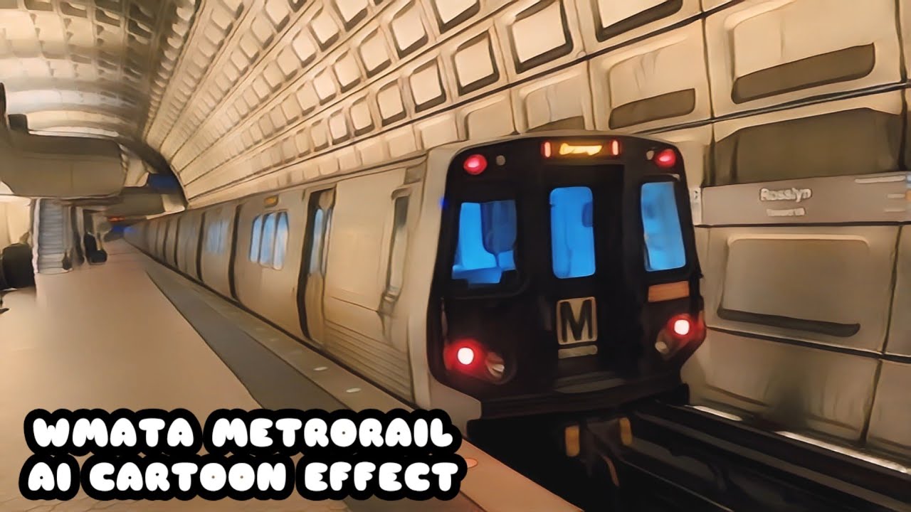 WMATA Metrorail: An AI Cartoon Effect