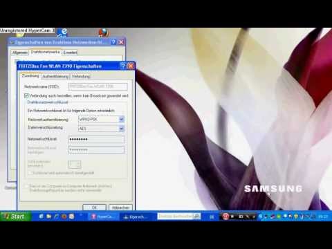 Drahtlose Netwerk Verbindung bei Win XP konfigurieren und verbinden
