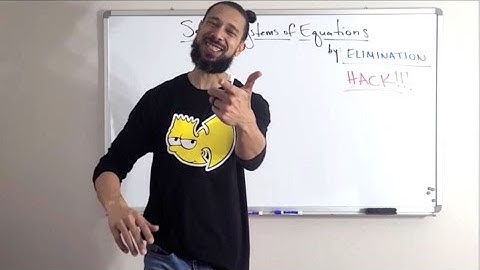 5 Minute Math: Algebra - Systems of Equations - Solving HACK!! (SHORTCUT!)