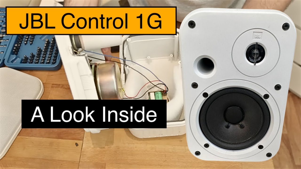 JBL Control 1G - A look Inside,What's 