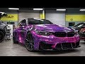 Psychedelic GALAXY Wrap BMW M4...OUT OF THIS WORLD!!!