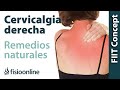 Plantas medicinales y remedios naturales para la cervicalgia derecha.