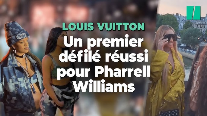 Pharrell Williams makes Louis Vuitton debut at star-studded show