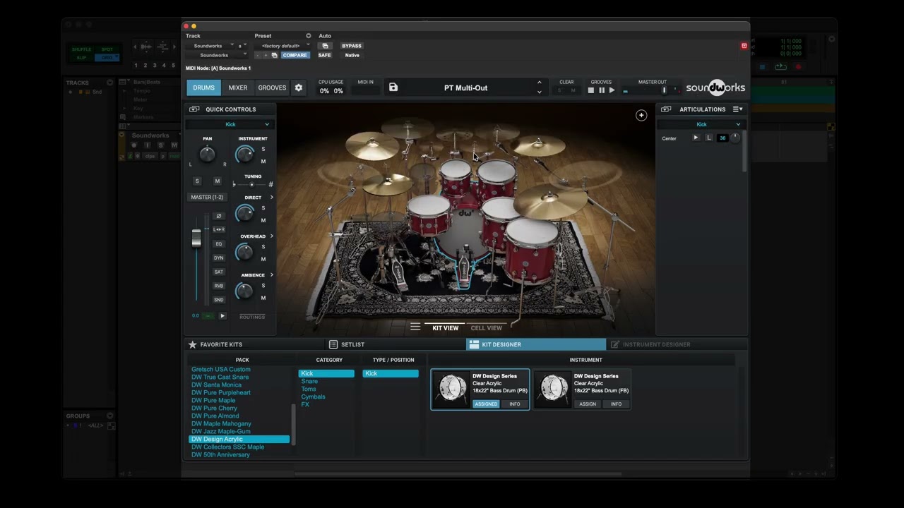 SAKURAのDRUMSWORKS QUICK REFERENCE Routing DW Soundworks in Pro Tools - YouTube