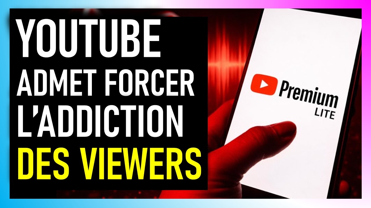 🚨 YOUTUBE AVOUE AVOIR CRÉÉ L’ADDICTION VOLONTAIREMENT !