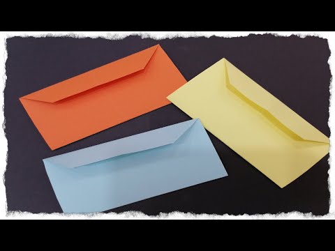 فيديو: كيف تصنع مظروفًا من ورقة A4 بنفسك