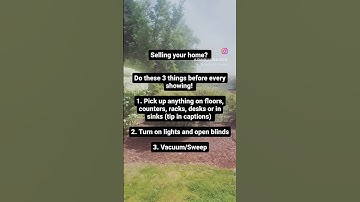Quick tips when selling your home! Want the full checklist go to the comments for the link!