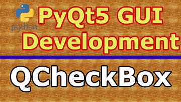 PyQt5 Creating QCheckBox With Signals (Python GUI Development)  #10
