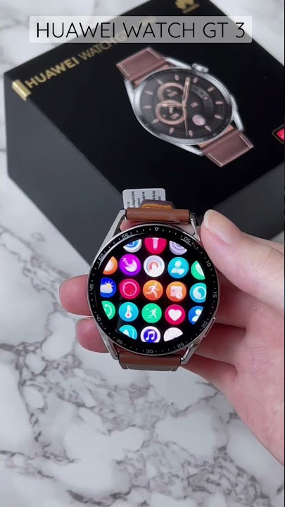 Unboxing the new Huawei Watch GT 3 46mm with Brown Leather Strap 😍