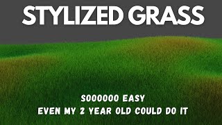 Blender - How to create stylized grass