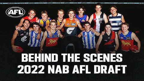 Behind the scenes: 2022 NAB AFL Draft | AFL