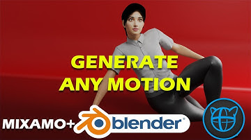 Mixamo + Cascadeur + Blender | Generate any Motion and Transfer | Blender 3D