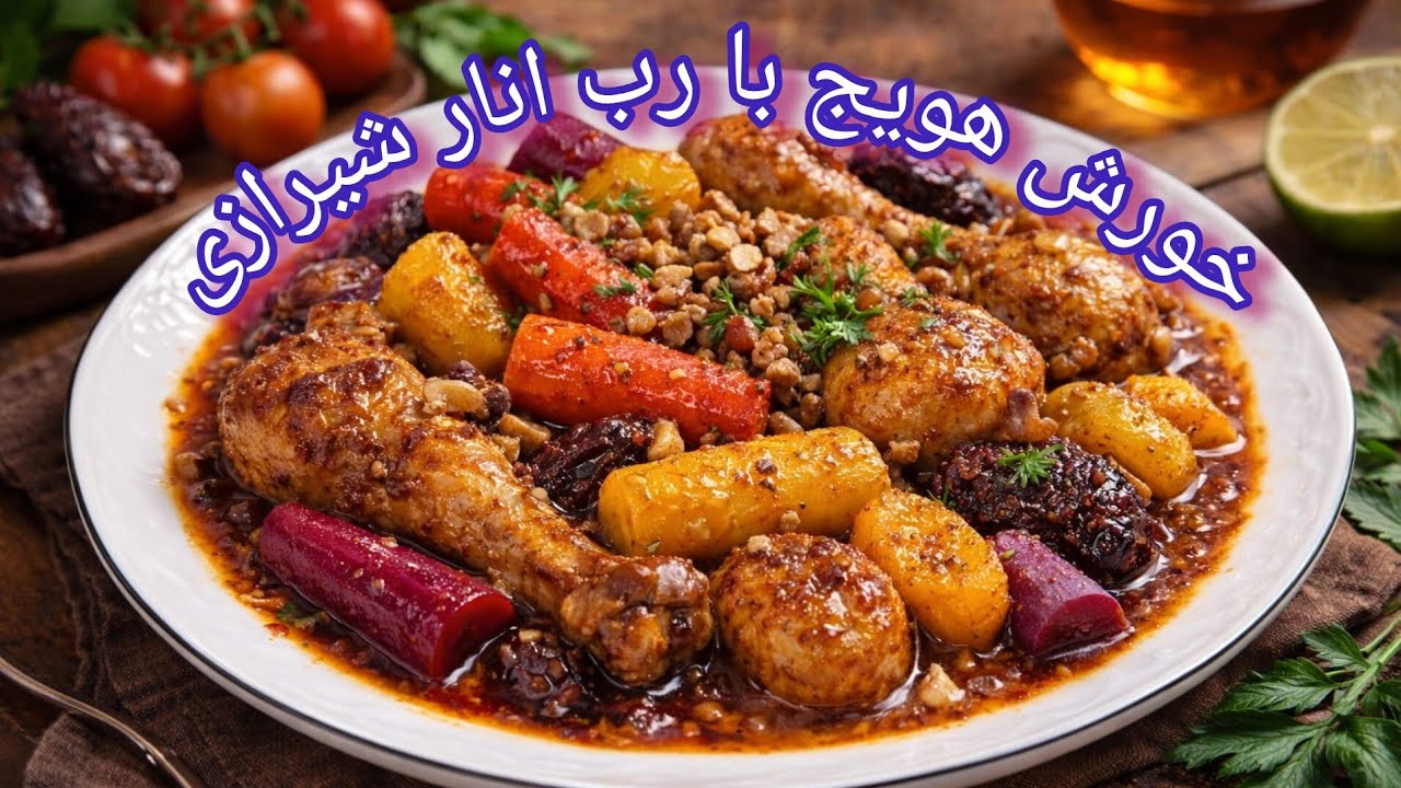 خورش هویج خاص شیرازی با رب انار 🍊 | Unique Shirazi Carrot Stew🍯🥕 