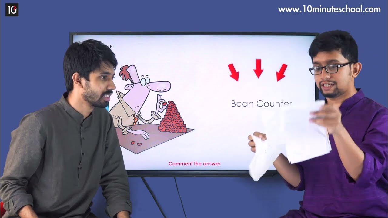 Bean Counter Idioms & Phrases Ayman Sadiq Sakib Bin Rashid YouTube