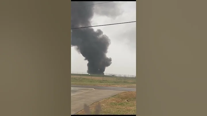 WATCH: Video Captures Moment Nascar Driver's Plane Burst Into Flames #shorts