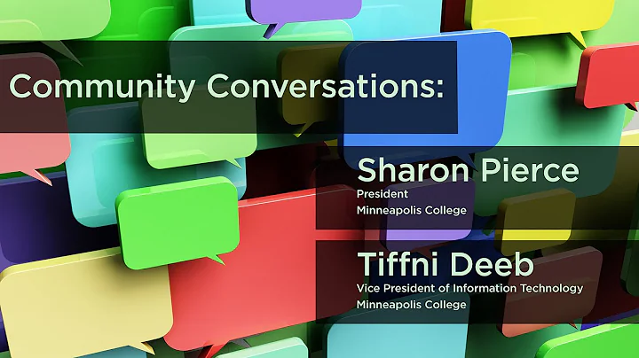 Community Conversations: Sharon Pierce and Tiffni ...