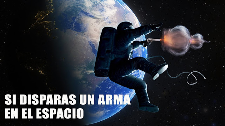 ¿Qué Pasa Si Disparas Un Arma En El Espacio?