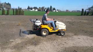 Cub Cadet spray rig 1