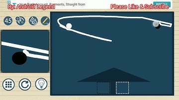 Brain on Line & Physics Level 45 All 3 stars Android Solution