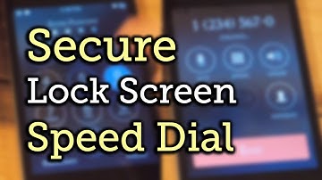 Speed Dial Securely from Your Lock Screen with Passcode Contacts - iPhone Tweak [How-To]