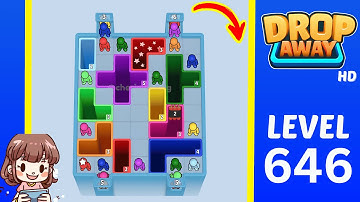 Drop Away Level 646 Solution Walkthrough