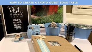 Wedding Guest Book , Guest Book , Guest Book Wedding Reception , Guest Book  for Party , Polaroid Guest Book , Guest Book For Wedding , Guest Book for