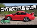 What happens when you get a crazy speeding ticket?