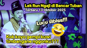 Pengajian KH. Safarun di bancar Tuban terbaru... Lek run bikin ngakak