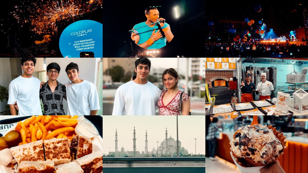 COLDPLAY CONCERT DAY + WELCOME TO ABU DHABI! The Coldplay Experience Abu Dhabi Ep.02