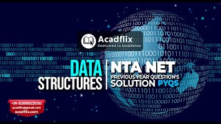 3.  NIELIT PYQs on Data Structures || NTA NET Aug 2022 || Revision Course