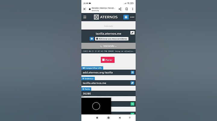 o server não tá funcionando @aternos