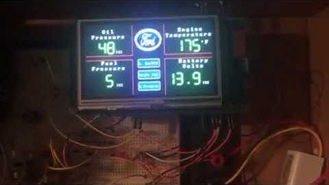 Arduino digital gauge display
