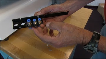 (e) – How to Install Tubing and Cable Management Bracket P/N 7364040 (Automated Dispensing Systems)