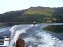 angus and rory : big cousin jack wakeboarding at loch earn