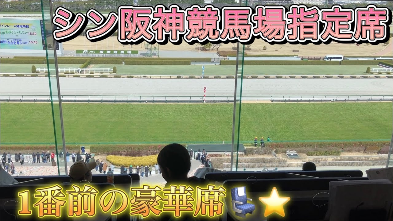 【シン阪神競馬場指定席💺】小学生がSシートまで案内