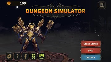 Dungeon Simulator Strategy RPG android game first look gameplay español