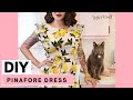 DIY Pinafore Dress: Watch me Sew!