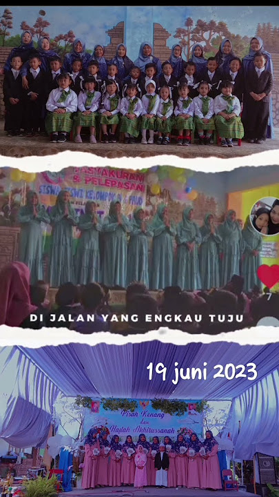 syukron Wahai Guruku😭 #anaklucu #graduation #guru #tk #muslimat #NU15miftahulHuda