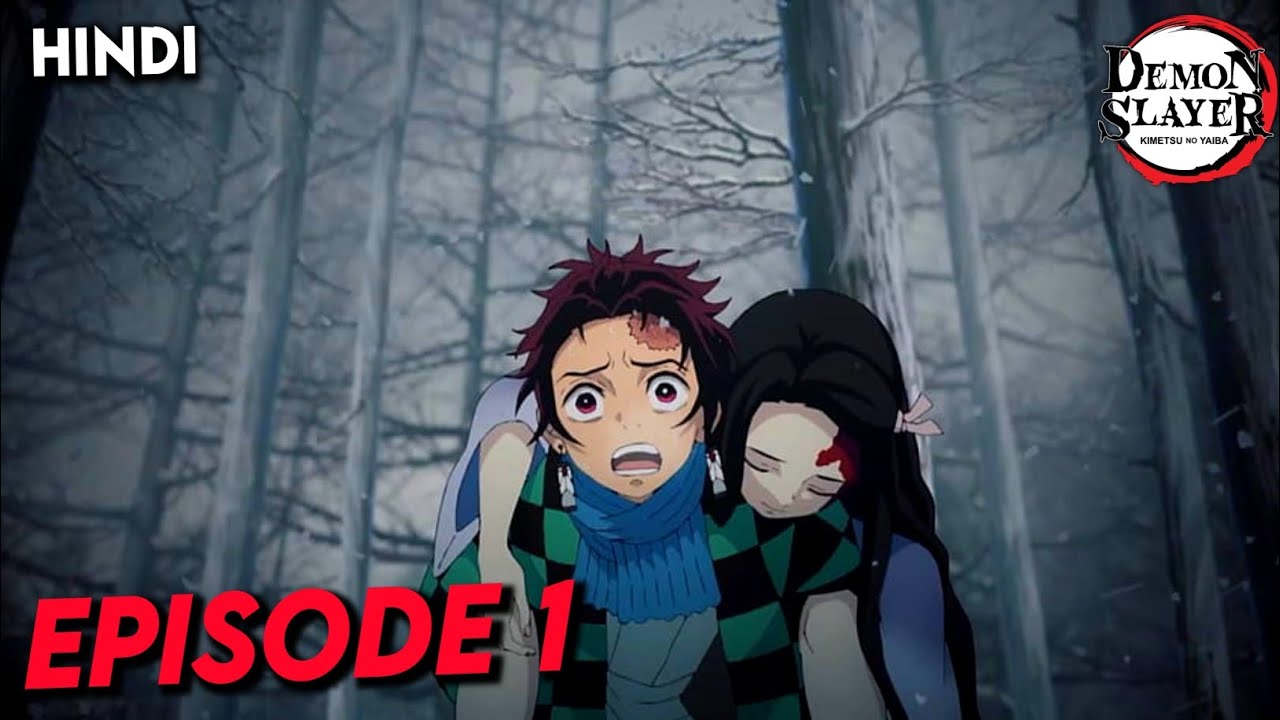 Demon slayer episode 1 in Hindi dubbed 😍