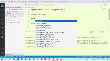 List com ports in Python | Windows com port | pyserial
