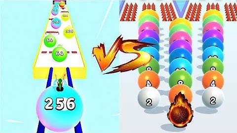 MAX LEVELS BallRun2048🔮VS Yoga Ball Run - All Levels Gameplay Walkthrough Android IOS NEW UPDATE