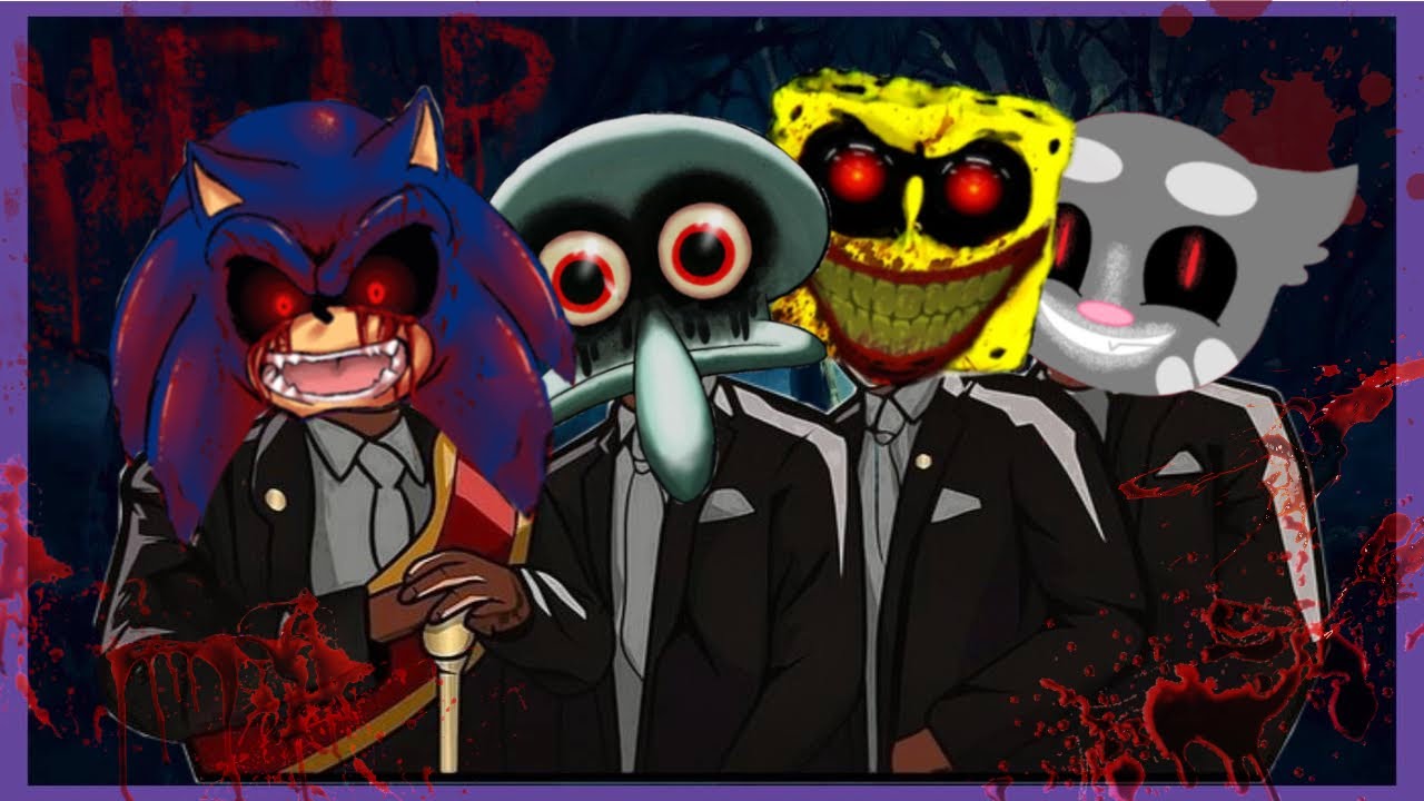 SpongeBob.EXE & Sonic.EXE & TalkingTom.EXE — Coffin Dance Meme (Cover ...