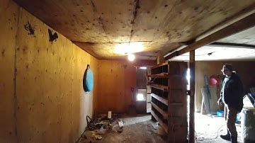 Turning a barn to blacksmith shop 1 cleaning timelapse