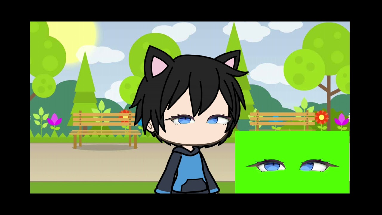 green screen gacha YouTube