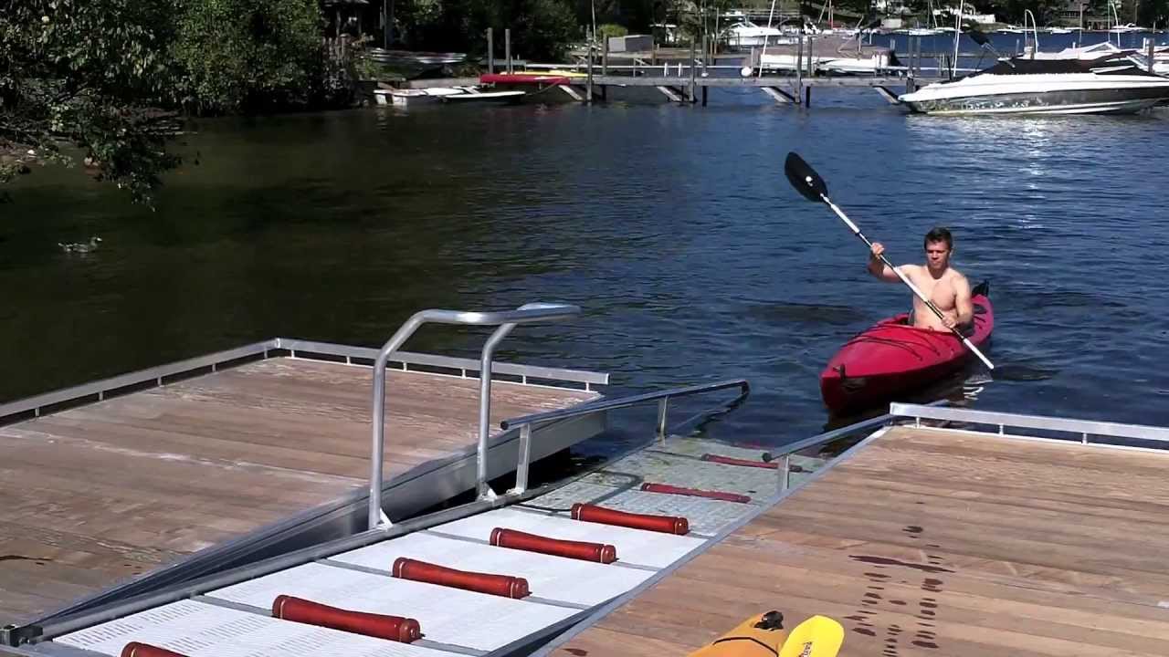 Kayak Launch Dock System - YouTube