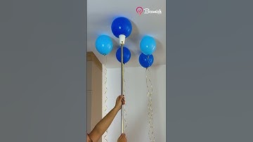 Ceiling balloon hack 🎈 #balloon #hacks #easy