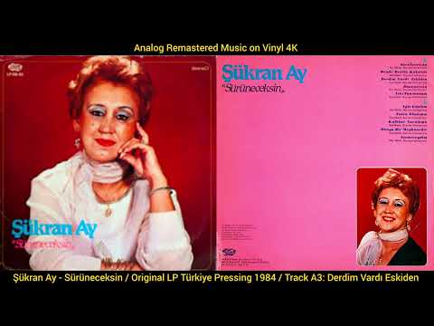 Şükran Ay Bayram Durmaztuna Yönetiminde Derdim Vardı Eskiden Original LP Song Analog 1984 4K
