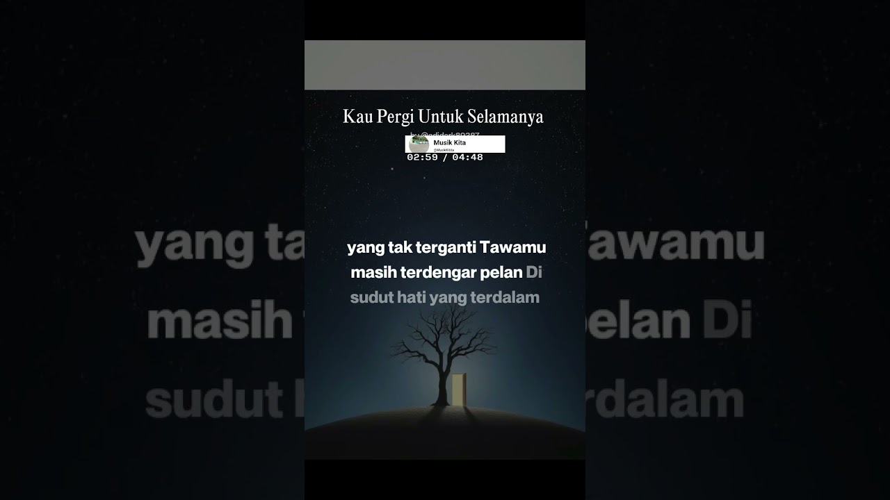 Kau Pergi Untuk Selamanya 