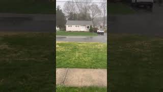 Microburst caught on camera #microbust. #heavyrain