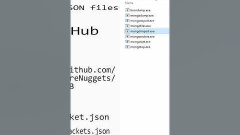 MongoDB Pro Tip: How to insert JSON file into MongoDB using MongoImport. #short